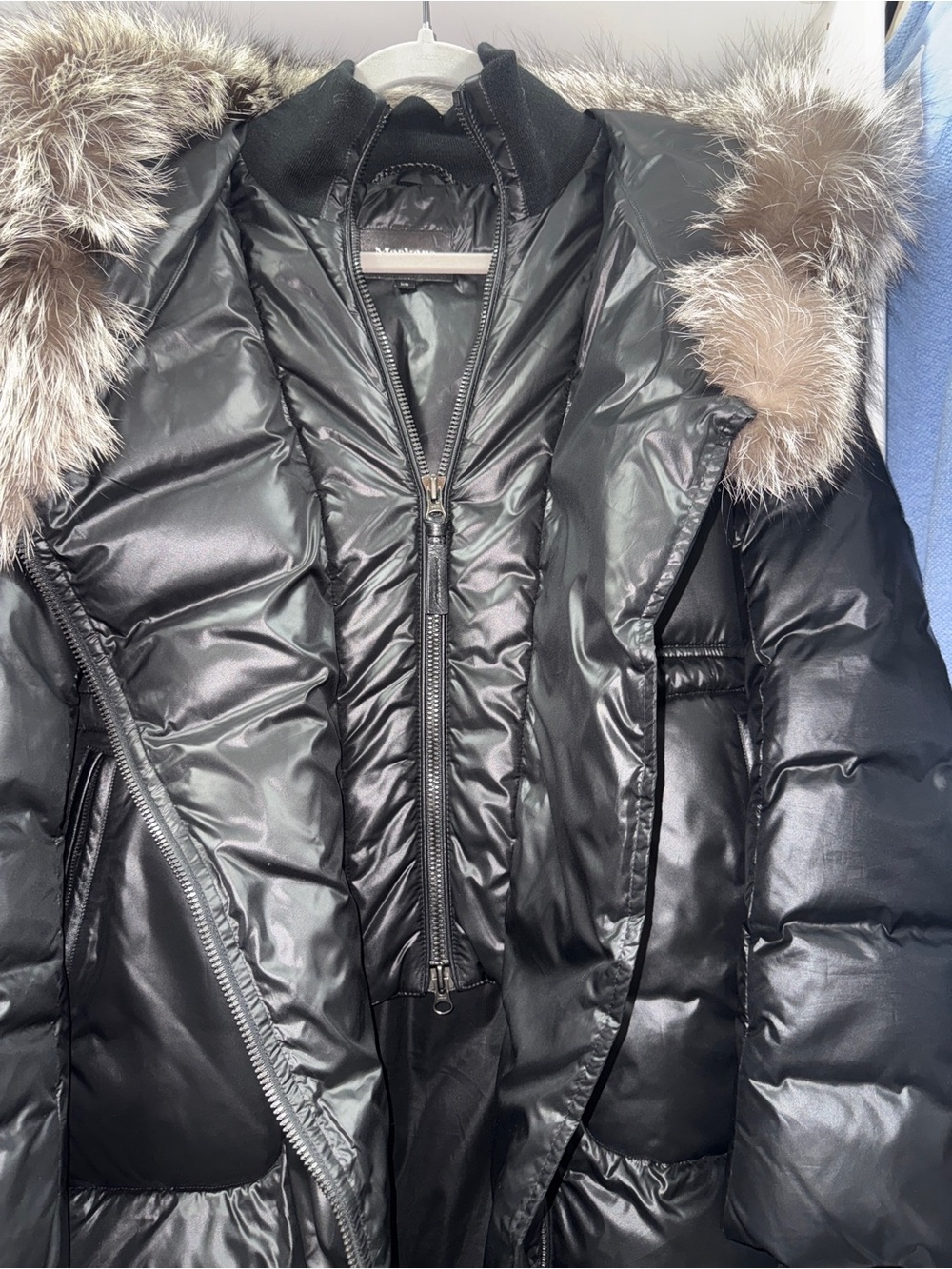 Mackage Down coat with silver fox fur